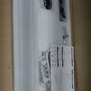 Snughome Overbed Table with Wheels Adjustable Height, Hospital Bed Table with Power Outlets and USB Ports, Bedside Table Pneumatic Mobile Laptop Standing Desk, Rolling Table for Couch, Sofa(White)