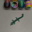 12PCS 3D Printed Dragon Eggs with Dragon Inside, Easter Basket Stuffers for Teens, Easter Gifts for Kids, Easter Basket Filler Ideas, Prefilled Easter Eggs Bulk, Easter Egg Fillers Toys for Boys Girls, Small