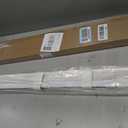No Tools No Drill 1" Cordless Mini Blinds, Horizontal Light Filtering Blind, Vinyl Blinds for Indoor Windows 35.5" W x 48" H, White.