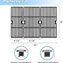 Grill Grates for Charbroil Performance 463347017, 463335517, 463342119, 463347518, 463347519, Cast Iron Grates Replacement Parts for Char-Broil G470-0002-W1, G470-0003-W1