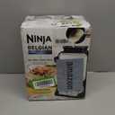 Ninja Belgian Waffle Maker Pro | Vertical Design | 5 Shade Settings with Precision-Pour Cup & Chef-curated Recipe Guide | Black & Silver | BW1001