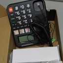 ORNIN D2015 DECT 6.0 Expandable Corded/Cordless Phone System with Answering Machine, Caller ID, Big Buttons, Speakerphone, Audio Assist - Home & Small Business
