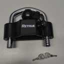 RETRUE Universal Trailer Ball Lock Hitch Coupler Locks Fits 1-7/8 Inch, 2 Inch, 2-5/16 Inch Couplers Adjustable Security with Weatherproof Cover and Cap, Black