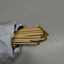 ABOOFAN 50pcs Bamboo Flagpole Sticks 40cm Mini Wooden Flag Sticks Handheld Flag Flagpole Replacement Flags on Stick Poles for Meeting Room Celebration Accessories