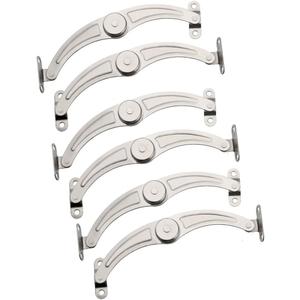 uxcell Lid Support Hinge, 140mm Soft Close Door Hinge Support Drop Lids of Cupboard, 3 Pairs