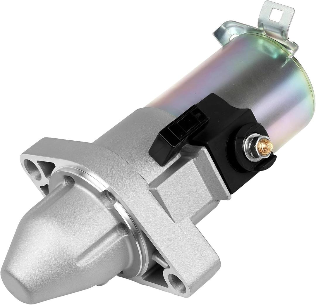 Starter Compatible with Honda Accord 2.4L 2006-2012, Civic 2.0L 2006-2011, CR-V & Element 2007-2011, Acura TSX 2.4L 2006-2014, CSX 2.0L 2006-2008, 31200-RAA-A61 31200-RRA-A51 31200R40A01 17960N