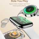 3 in 1 Charging Station for Apple Devices,Qi2 Mag-Safe Charger Stand & Light,Fast Wireless Charging Station for iPhone 17/16/15/14/13/12& AirPods & iWatch &Pixel 10 & Samsung Galaxy Watch(30W Adapter)