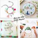 447 Color Skeins Rainbow Color Embroidery Floss, Rainbow Thread for Embroidery, Cross Stitch Thread, Friendship Bracelet String