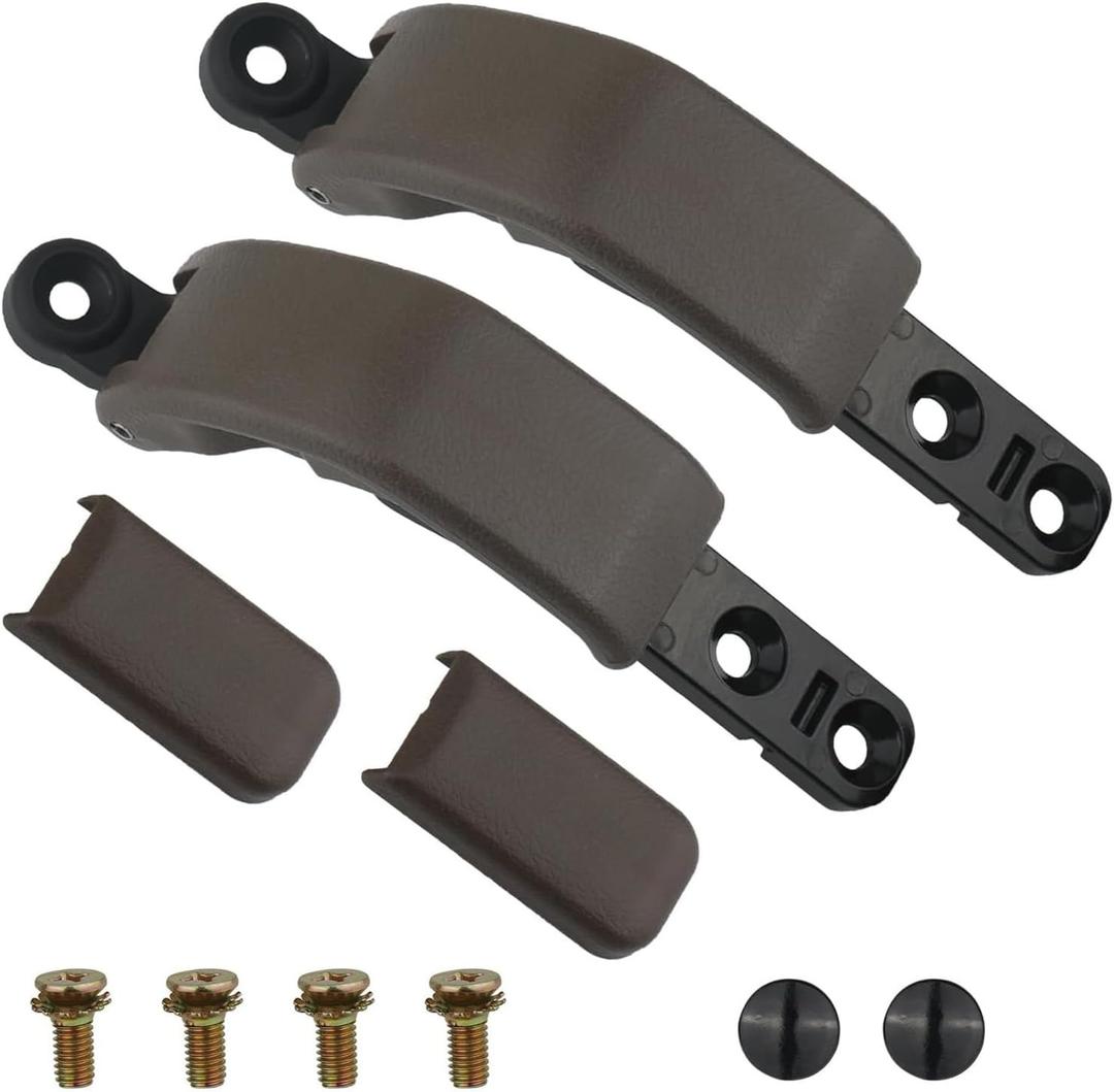 Rear Quarter Window Latch Lock Assembly Left & Right Side Compatible with Toyota Tacoma 1995-2001 Replaces 62910-35010-E0 （2pcs Brown）