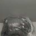 Hand-Knit Weighted Blanket for Adults, Chunky Knit Blanket, Cooling,Breathable,Sustainable,Machine Washable,Organic Cotton,Valentine's Day Birthday Gifts for Mom Women(Dark Grey,40"*60",8lb)