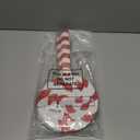 Huwena 6 Pcs 16'' Large Christmas Candy Ornaments Christmas Lollipop Ornament Double Sided Printing Peppermint Xmas Ornament Decorative Hanging Ornament Pendant for Xmas (Red, White,Wood)