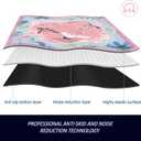 XINTONG American Mahjong Mat, 32×32 Inches,3mm Thickness | Mahjong Mat for Table with Rules, Anti-Slip,Waterproof, Noise Reduction, Wrinkle-Free Mah jongg Mat(Crane Dance Among Clouds), 32 inches x 32inches x 0.12 inches