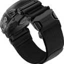 Bandletic Magnetic Bands Compatible with Garmin Fenix 8 51mm Watch Band, 26mm Quick Fit Strap for Fenix 7X 6X Pro/5X Plus/3/3 HR/Instinct 2X 3 50mm /Enduro/Quatix Tactix 8 51mm/Epix Pro (Gen 2) 51mm (Black)