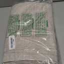 YoungsTex Linen Curtains 48 Inch Length for Living Room Window, Short Natural Semi Sheer Drapes with Rod Pocket Back Tab Light Filtering for Bathroom Bedroom, 2 Panels, 42 X 48 Inch