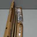 Ivilon Drapery Window Curtain Rod - End Cap Style Design 1 Inch Pole. 72 to 144 Inch Color Warm Gold
