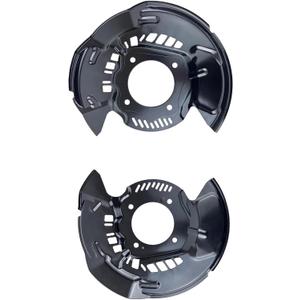 1 Pair Brake Dust Cover Brake Backing Plate Compatible with Toyota Sequoia 2008-2022 Tundra 2007-2021 47703-0C031 47704-0C031 Front Left & Right