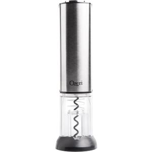 Ozeri Extravo Electric Wine Opener in Stainless Steel with Auto Activation (Button-Free Operation), Silver