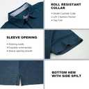 SAMERM Golf Shirts for Men Dry Fit Short Sleeve Mens Golf Shirt Performance Moisture Wicking Polo Shirts for Men (S)