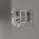 Dog Collar Buckle, Fastener Stainless Steel Buckle for Small Medium Large Dogs Collar Steel Chrome Plated (L:3.5-4.0mm, Black)