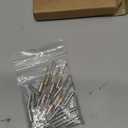 MECCANIXITY 10 Pcs Metal Temperature Thermal Fuse SF77 77C 170.6F 10A 250V Cutoff Thermal Fuse with 20 Pcs BN1.25 Bare Terminal Butt Connector