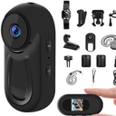 1080P Sports Action Camera, Mini Body Camera with Audio and Video Recording, Wearable Action Body Cam, Portable Recorder with Magnetic Back Clip, Camcorder for Traveling, Pet, Vlogging, Cycling