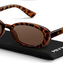 miyya Old Money Polarized Oval Sunglasses – 2025 Edition, UV400 Protection, Feather-Light Fit & Trendy Color