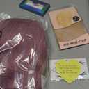 VCKOVCKO Valentine's Day Gift Pink Wavy Wig With Air Bangs Women's Short Wigs Curly Wavy Shoulder Length Synthetic Wig for Women Daily Use Colorful Wigs(12", Purple Pink)