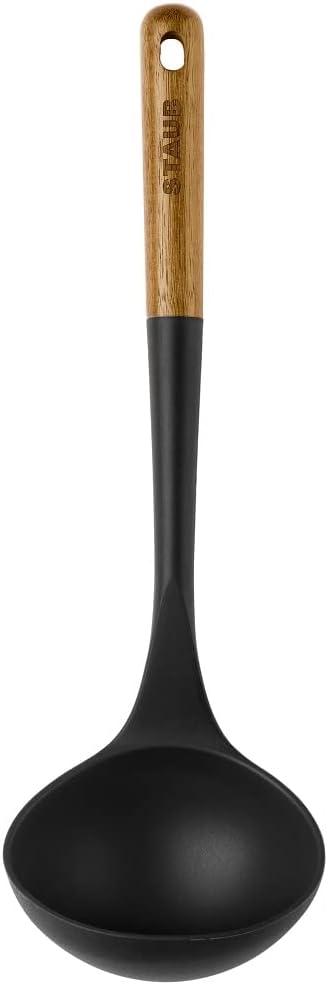 Staub 40503-104 Silicone Soup Ladle Spatula, Ladle