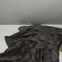 Wonderful Luxury Velvet Quilt - Striped Channel Stitch Black Grey Quilt King, Soft Corduroy Lightweight Comforter, Pet-Friendly, Tear-Resistant, Bedspread Coverlet Bedding Set for All Season,106"x94"