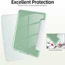 MOROCK Slim Case for All-New Kindle(11th Generation,2024/2022 Release,Model No. RS23CV/C2V2L3), Lightweight Glitter PU Leather and PC Clear Acrylic Back Cover, Auto Sleep/Wake, Glitter White