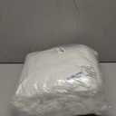 MYSKY HOME Sofa Covers for 2 Cushion Couch L Shaped Couch Cover Washable Couch Cover with Tassels Boho Couch Covers Non Slip Super Universal Soft Sofa Slipcover for Kids, Dogs, Pets, 71"x118", White