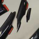 Auto Ventshade [AVS] In-Channel Rain Guards For 2009 - 2014 Ford F-150, SUPERCREW ONLY; 2010 - 2014 SVT Raptor, SUPERCREW ONLY | Window Vent Visors, 4 pcs. - Smoke | 194155