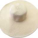 Wide Brim Roll-up Big Beautiful Solid Color Floppy Hat