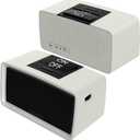 Simple Music Player for Elderly, Easy Audiobook Player with 32GB TF Card & Card Reader for Dementia, Alzheimers, Visually Impaired, Low Vision Patients, Wired - GrayishWhite