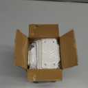 Goovilla Shelf Bracket, Heavy Duty Floating Shelf Brackets 8 inch Long, 6 Pack Brackets for Shelves, White Coated Metal Wall Shelf Support Brackets with 1/5 Inch Thick and 160 lb. Load Capacity