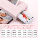 Compatible with Canon Selphy CP1500 CP1300 Ink and Paper, 4x6 Inch KP-108IN KP108 for Selphy CP1500 CP1300 CP1200 CP1000 CP910 CP900 CP810, 100mm x148 mm (3 Ink +108 Sheets Photo Paper)