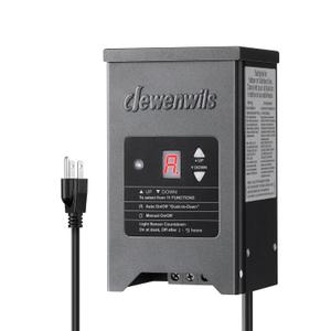 DEWENWILS 200W Weatherproof Low Voltage Landscape Lighting Transformer, 120V to 12/15V AC, Metal Low Voltage Landscape Transformer with Photocell & Timer, Multi Zone Landscape Lighting Transformer