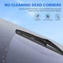 ANIKLUIM Wiper Blades for 2018-2014 Smart Fortwo Front Windshield Wipers,20 Inch+20 Inch+7 Inch,Durable and Quiet (Pack of 3)