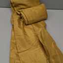 Sun Zero Greyson Faux Dupioni Silk Thermal Extreme Total Blackout Back Tab Curtain Panel, 50" x 84", Gold