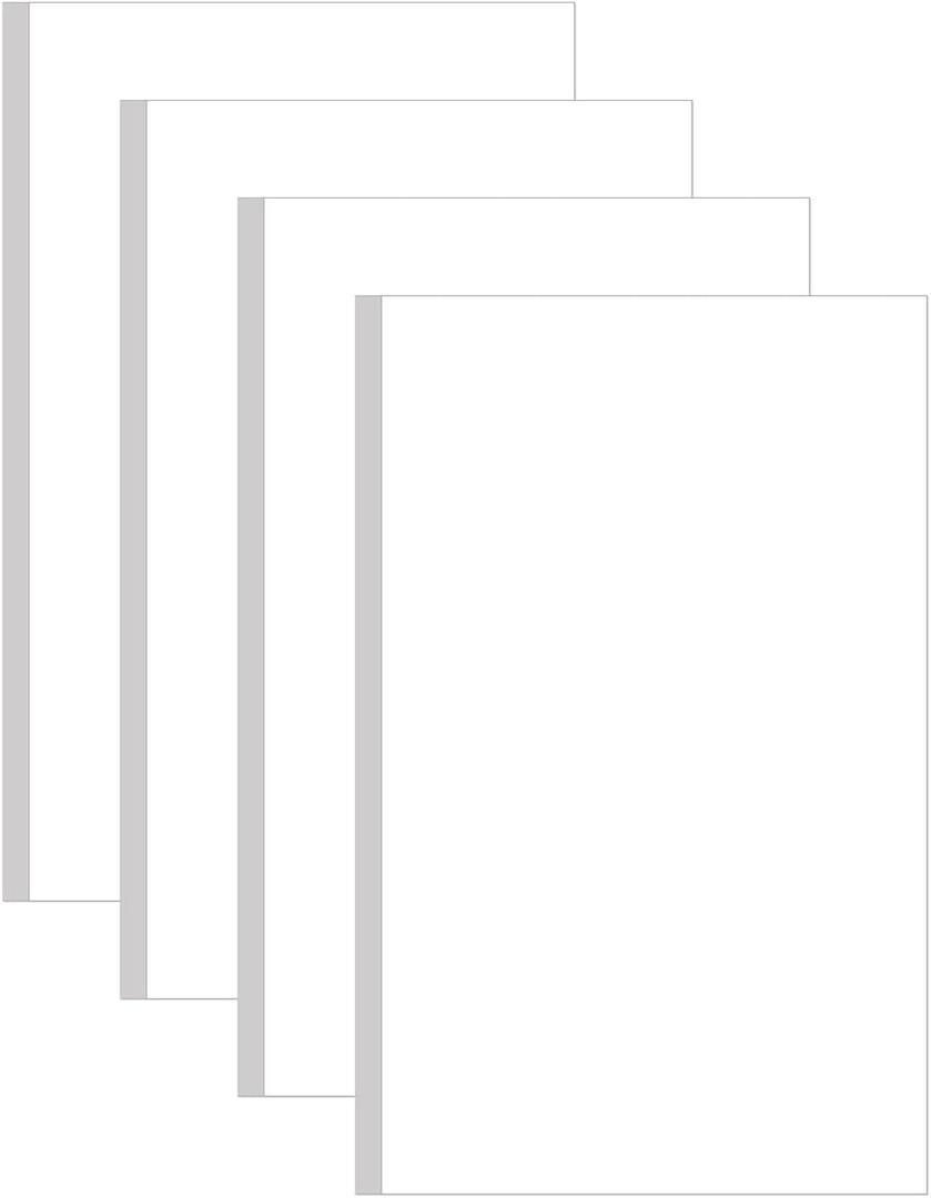 (4-Pack) 8.5" x 14" Blank Print Paper - 200Sheets/400Pages Blank Loose-Leaf Paper, Legal Size Printing in Office/Home/School, 100gsm Blank Paper