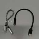 3.5mm to Lightning Adapter, Apple Dongle Jack Converter for Aux Cable Wire [Mfi Certified]2pack Male to Female Headphones/Earbuds Ox Connector for iPhone 14 Pro Max 13 12 11 XR XS SE 8 Plus iPad iPod (Black, White)