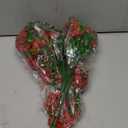 Artificial Hanging Flowers, Imitation Silk Wisteria Vines, Suitable for Indoor and Outdoor Decorations on porches, patios, and Balcony Gardens (4Pcs, red)