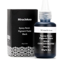 High Concentrated Black Epoxy Resin Pigment Paste 2.8oz,Opaque Black Epoxy Dye Colorant for Art, River Table, Jewelry Making, Coasters, Pack Of 3 