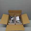 ZEROUNO Modern Bed Side Lamp for Bedroom Set of 2, Black Plug in Wall Mounted Reading Light, Corded Bedside Reading Wall Sconce with USB Port and Shelf, Headboard Reading Lamp Wall Mount with Switch