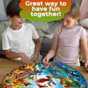 QUOKKA Giant Puzzles for Kids Ages 4-6 - 48 Piece Round Puzzles for Toddlers 3-5 - Large Floor Educational Kids Puzzle Ages 2-4 - Boys and Girls Dino Activity Game Toy