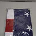 American Flag for Outside 5x8 Ft - TearProof Series Outdoor Use US Flags - Long Lasting, Fade Resistant - Thick Spun Polyester USA Banner - High Wind United States Flag - Embroidered Stars, Sewn Stripes, Brass Grommets