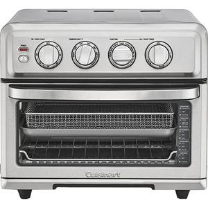 Cuisinart Air Fryer Toaster Oven with Grill, 1800W 8-1 Air Fryer Oven with Bake, Convection Bake, Grill, Broil and Warm Options, Large Capacity, 60-Minute Timer, TOA-70, Stainless Steel
