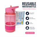 On The Go Reusable Bottle 15 oz Pink