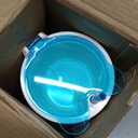 Women Men Snack and Drink Cup Combo All-in-One Tumbler for On-The-Go (Blue Pack of 1)