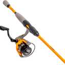 Lew's Hypersonic Spinning Reel and Fishing Rod Combo, IM6 Graphite Rod with Fast Action, 3+1 Bearings, 5.1:1 Gear Ratio, Speed Lube